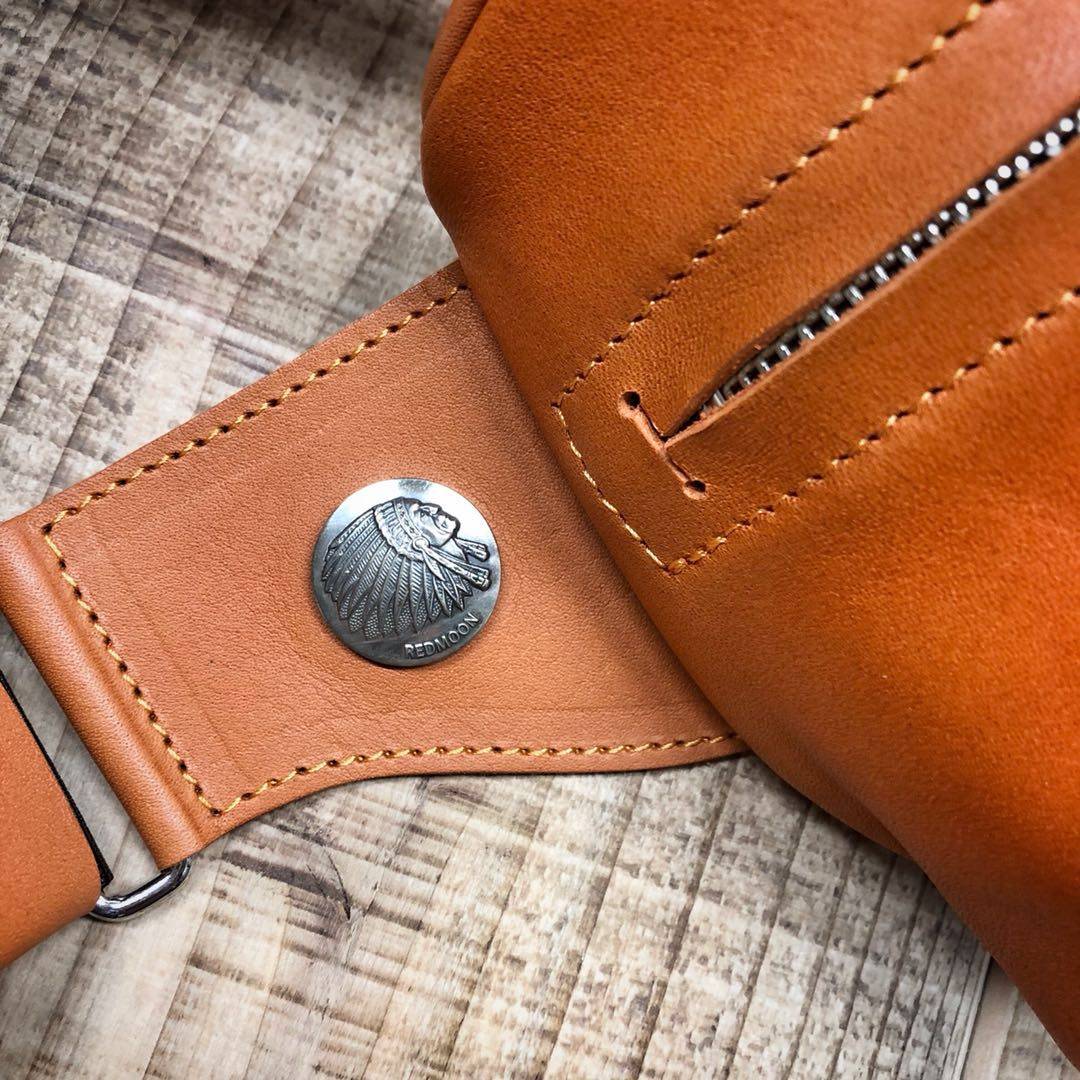 日本直邮redmoon红月rm-mhbg真皮牛皮休闲男女女包男士包袋