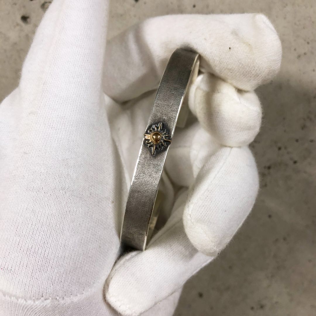 日本正品arizonafreedom手工银饰bno64太阳手镯no64手镯