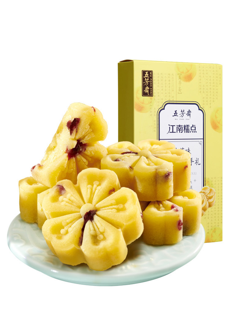 五芳斋绿豆糕伴手礼桂花糕零食小吃糕点点心美食绿豆饼老式特产