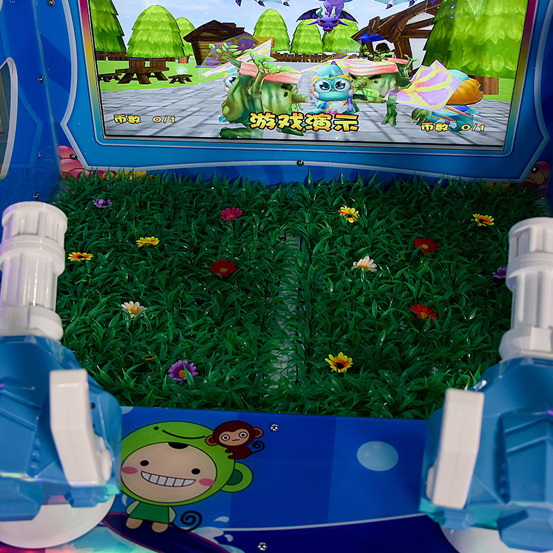 史可威新款小型双人射水机冰封大咖电玩游戏机亲子游艺机