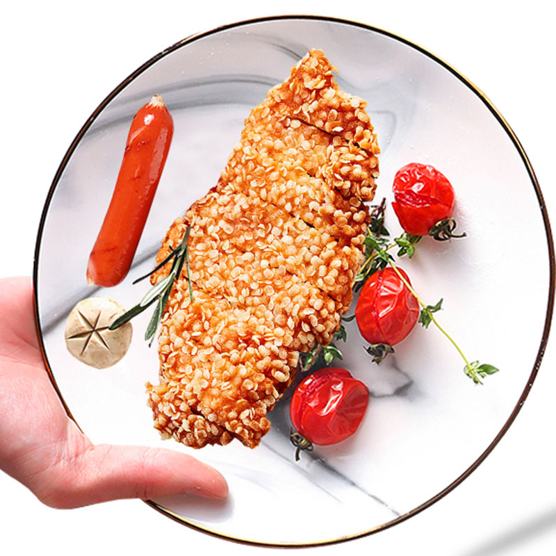 大成食品咔滋脆鸡排500g家庭雪花鸡排速冻油炸鸡肉丸