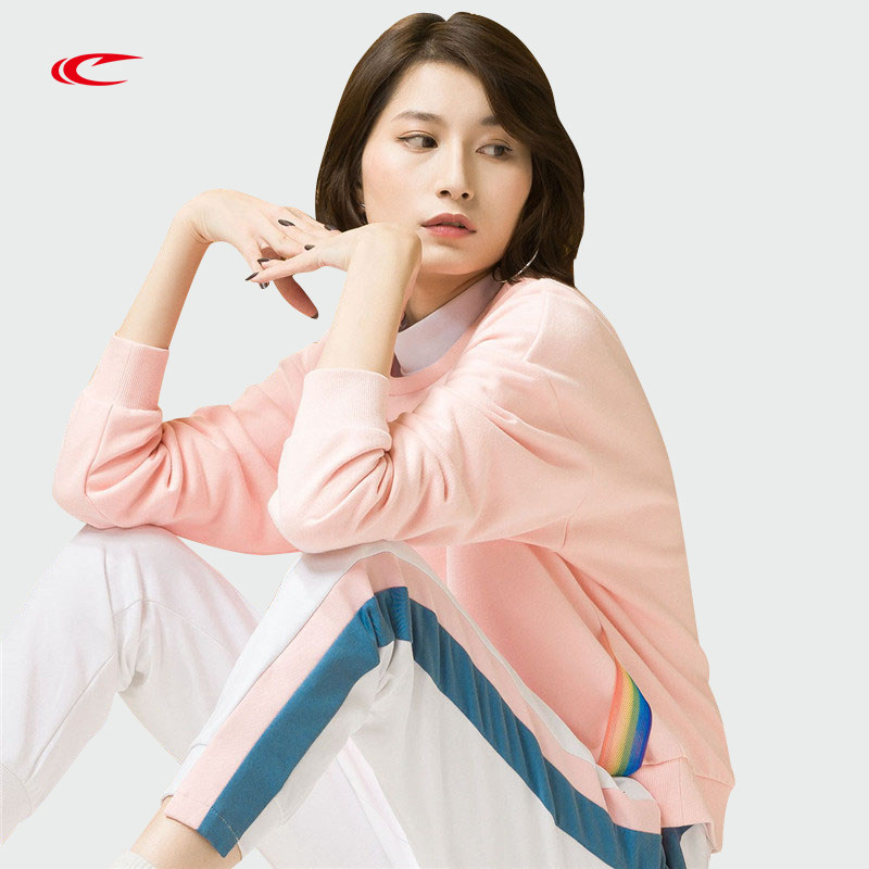 【双十一福利】赛琪运动卫衣女宽松圆领套头衫内搭打底休闲上衣服