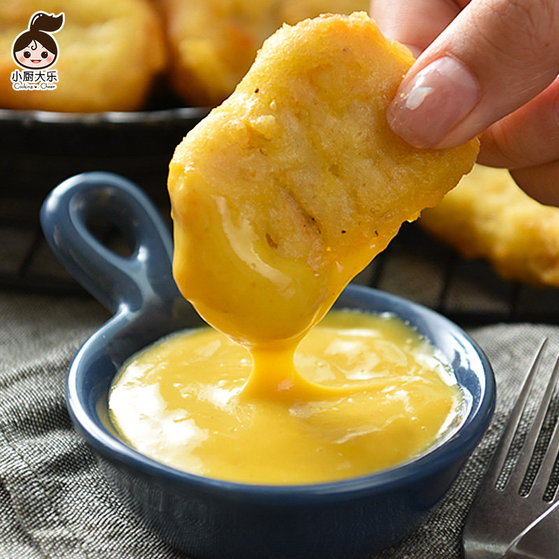 小厨大乐不倒翁蜂蜜芥末酱韩式炸鸡蘸酱火鸡面酱料黄芥末酱265g