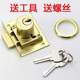 Rustproof hardware lengthened wardrobe locker door size lock core desk concealed lock vintage drawer lock vintage door file Rustproof hardware lengthened wardrobe locker door size lock core desk concealed lock vintage drawer lock vintage door file