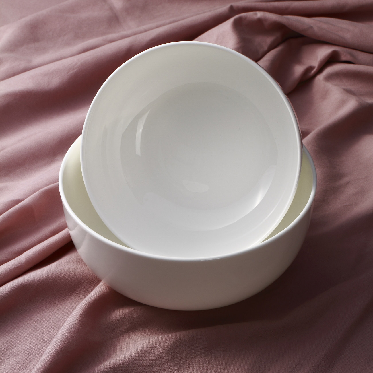 骨瓷碗大碗汤碗面碗泡面吃面碗 白色北欧日式陶瓷餐具盛汤碗汤盆