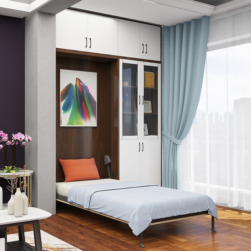 韵思隐形床小户型大储物单双人下翻床多功能壁床折叠床