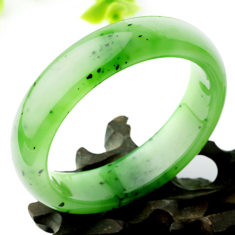 念玉新疆和田玉手镯子老坑天然碧玉手镯女款手饰