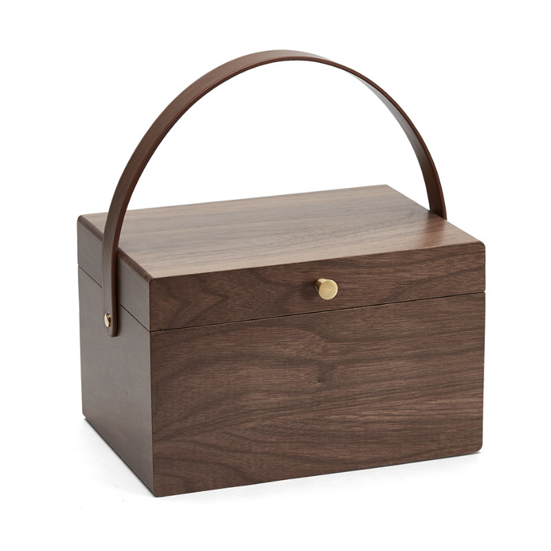 药箱初心木质家庭家用大容量口罩药品多层急救医药箱