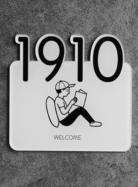 房间号楼层牌号码牌数字定制门牌号