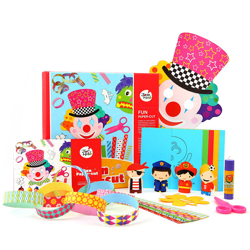 手工美乐儿童剪纸折纸手工制制作材料diy卡通手工折纸