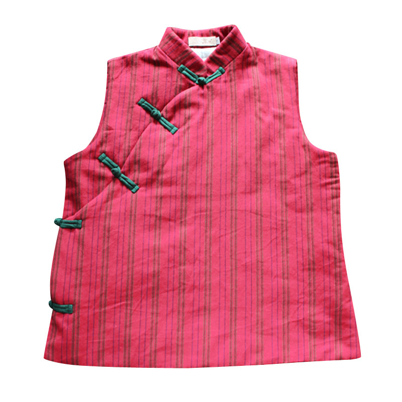 玉想青衿中式女装复古民国国风唐装马甲背心上衣