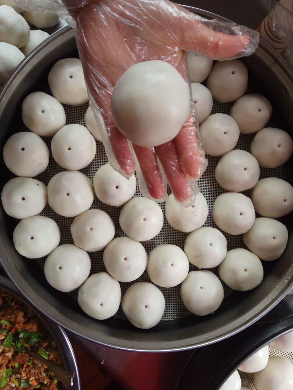 沔知味湖北仙桃特产妈妈做的团子牛肉玉米馅米团子10个装