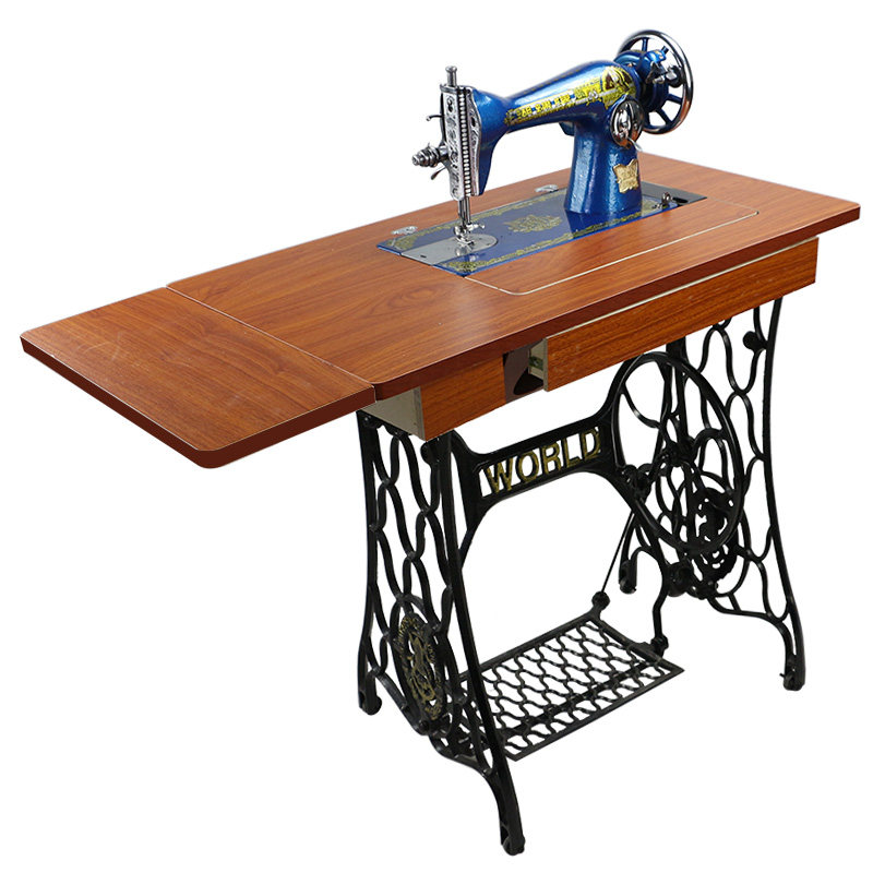 蝴蝶飞人蜜蜂牌老式缝纫机家用脚踩缝衣机上海衣车电动手动裁缝机