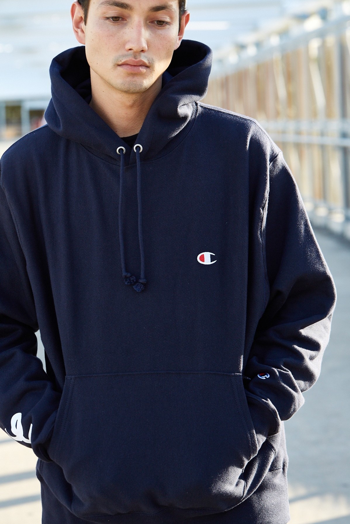 正品现货championlifehoodie彩色刺绣连帽卫衣情侣卫衣