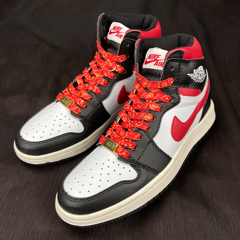新款星纹腰果鞋带af1空军一号aj1高帮球鞋帆布鞋带