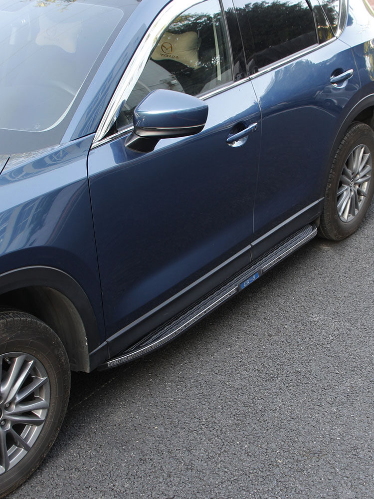 17-20款马自达第二代cx5侧踏板专用cx5铝合金侧踏板迎宾踏板改装