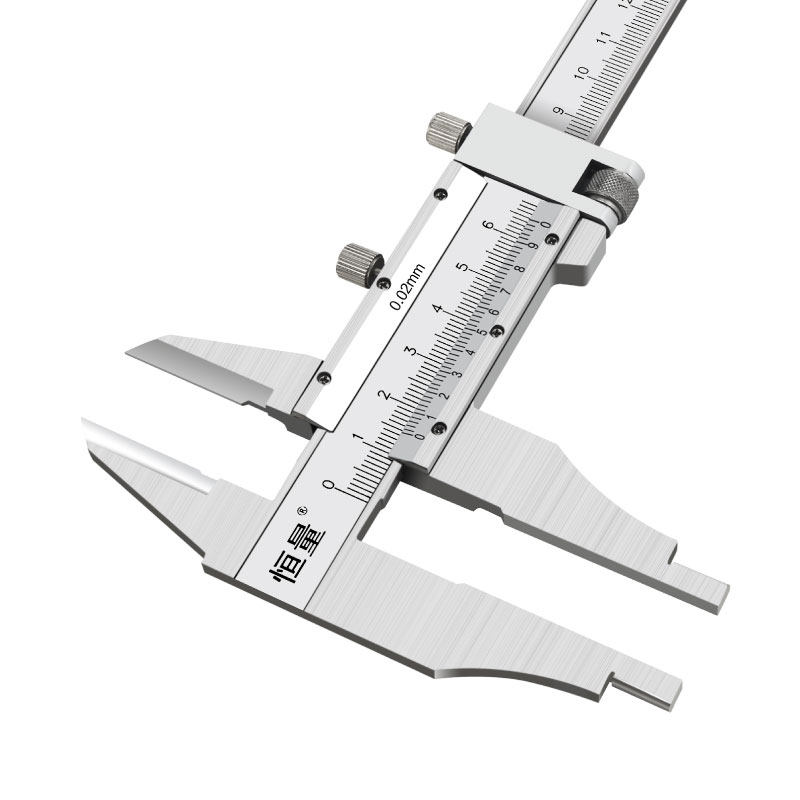 恒量双外爪带表卡尺0 300mm双外爪数显游标卡尺加十方头表盘卡尺 - 痕