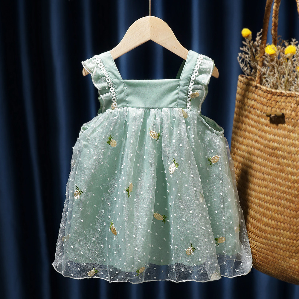 女童背心小女孩连衣裙儿童裙子夏装宝宝公主2020连衣裙