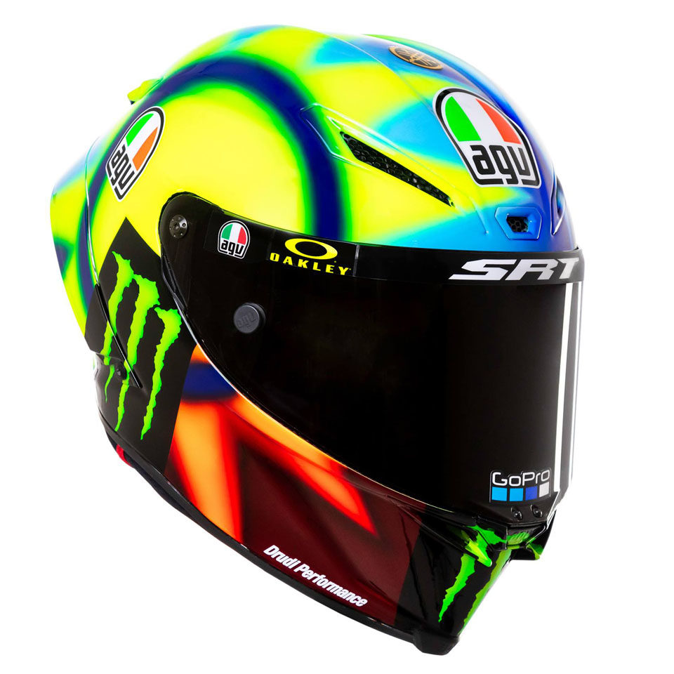 agvpistagprr70周年红西瓜药丸变色龙摩托车碳纤摩托车头盔