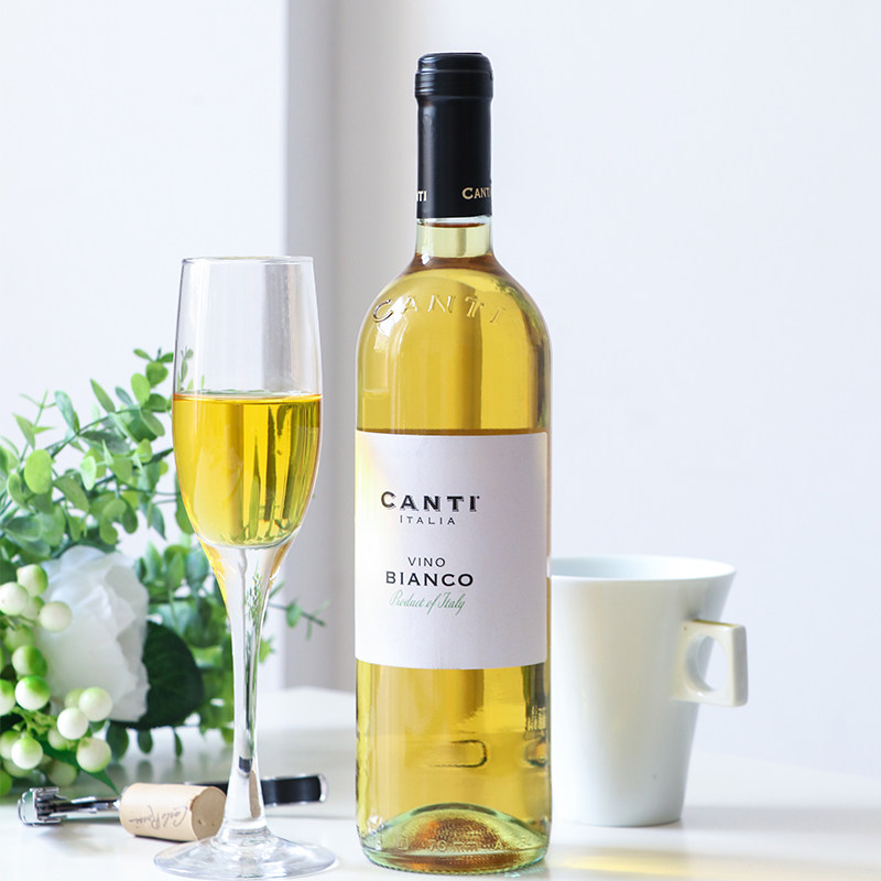 意大利进口canti康堤半干白葡萄酒750mlvinobianco6瓶装干白静态葡萄