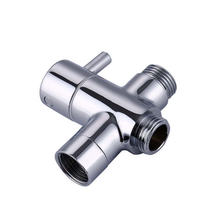 全铜快开三通通分水器转换开关2出切换淋浴花洒