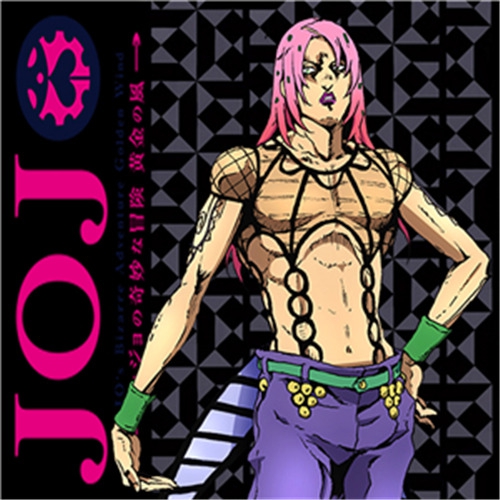jojo奇妙冒险黄金之风迪亚波罗绯红之王动漫动漫毛绒