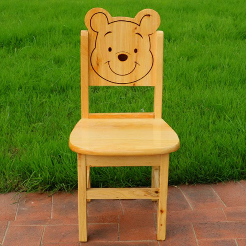 椅子儿童实木凳子木椅小木木头家用背椅门口儿童椅