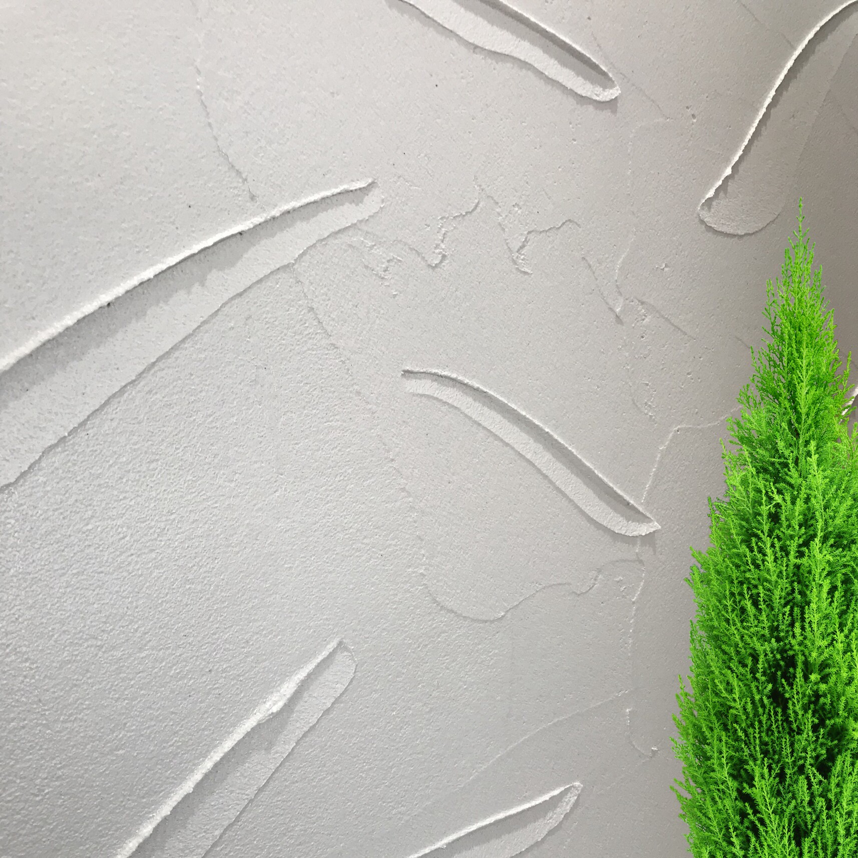 白色质感砂料室内墙颗粒肌理服装店民宿墙面外墙艺术涂料