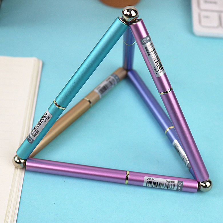 钢笔磁性吸铁积木香烟造型磁铁铁笔金属组合钢笔