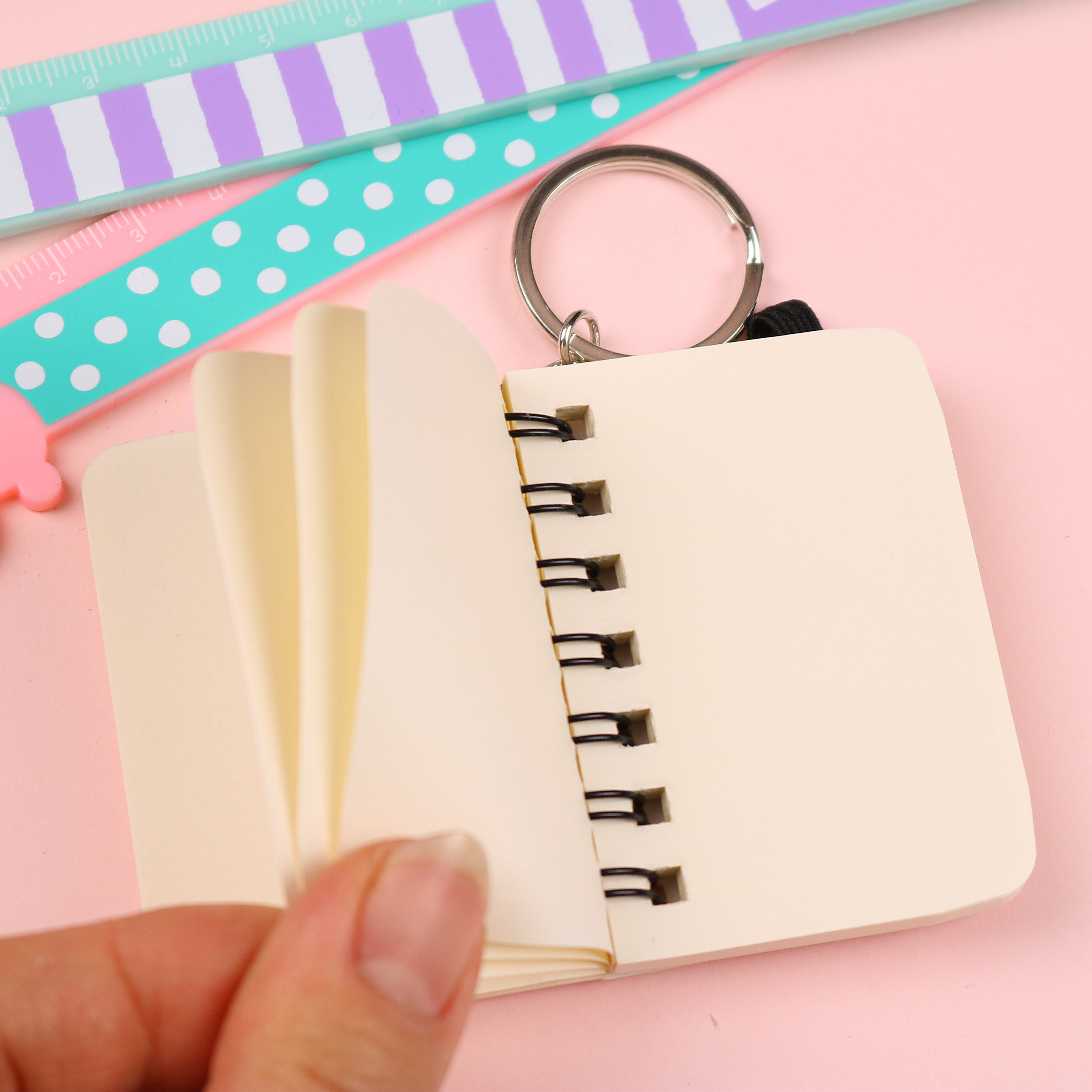 小本可爱活页学生少女心迷迷你创意钥匙扣本子笔记本