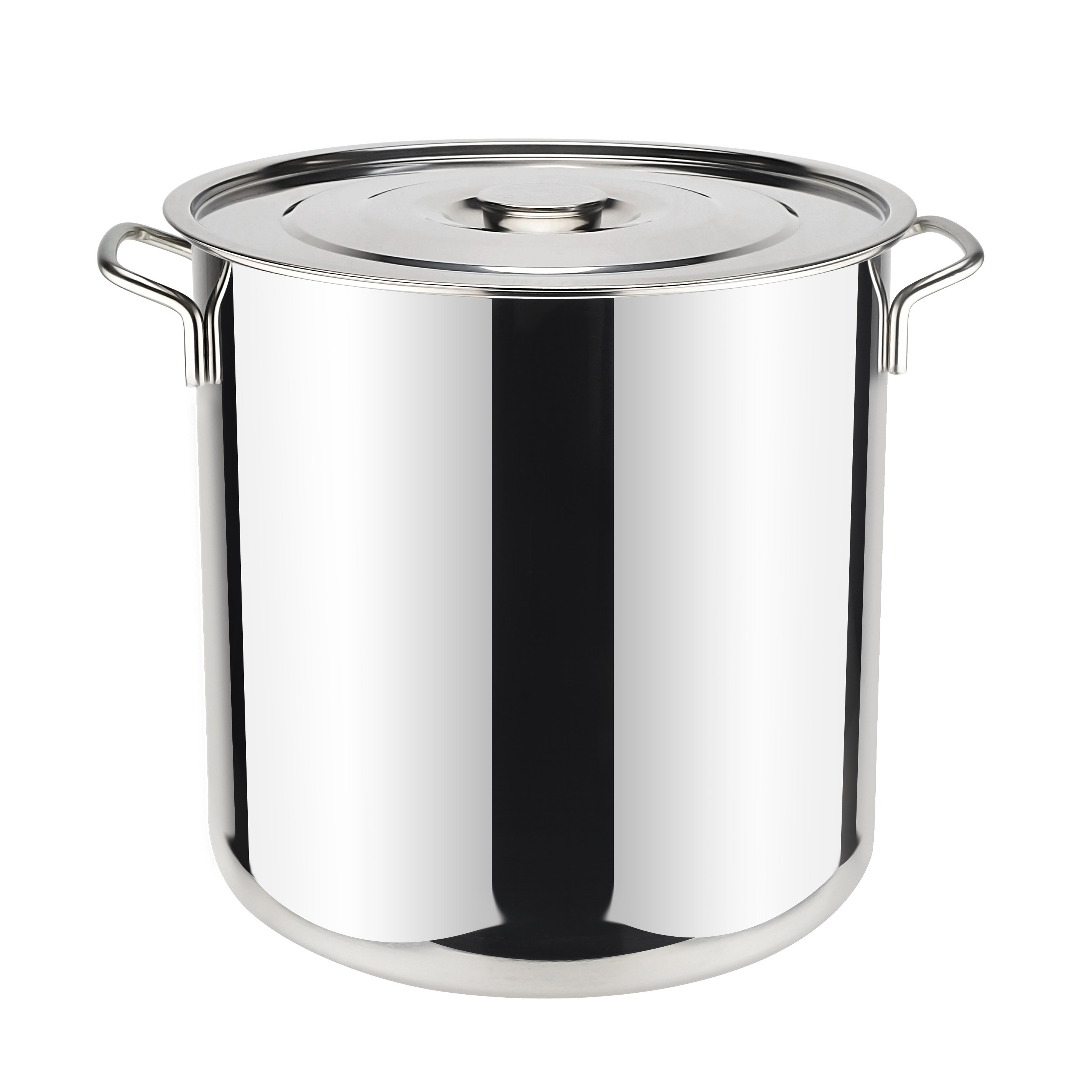 商用不锈钢桶带盖不锈钢汤桶大容量储水桶圆桶煮珍珠专用锅奶茶店