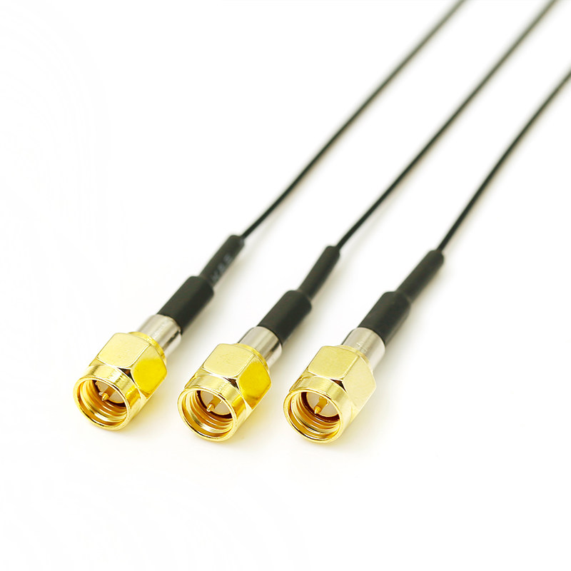 公头ipexsma连接馈线sma内针转接线ipex射频rf头