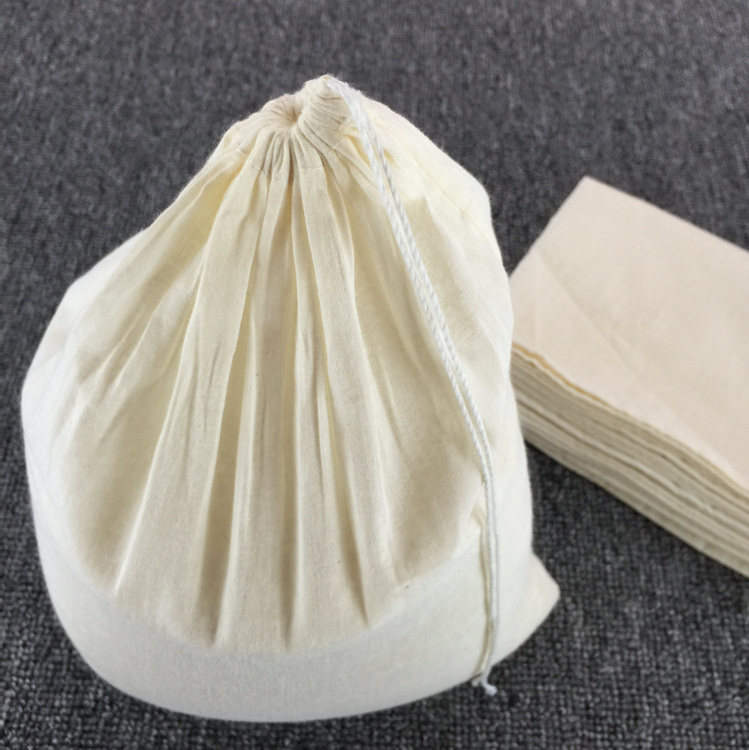 10个25*35cm纯棉纱布袋过滤袋煲汤袋 卤料袋调料袋泡酒袋煎中药袋