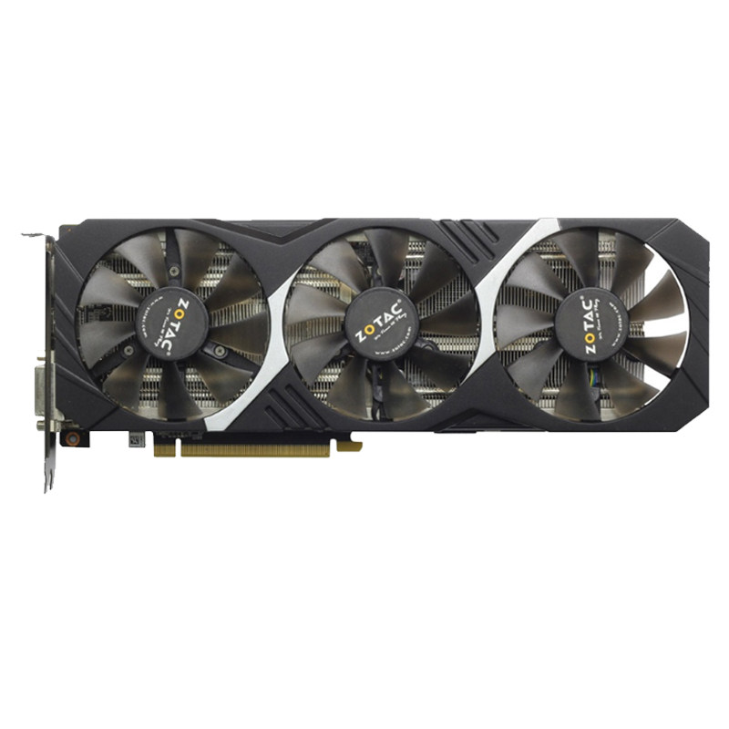 索泰gtx970 4g三风扇吃鸡独立电脑游戏显卡台式机独显4g dnf流畅