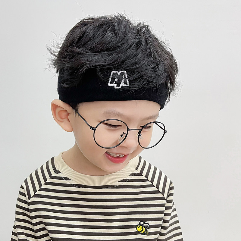 儿童童发男孩韩国篮球街舞发饰男童针织毛线发饰