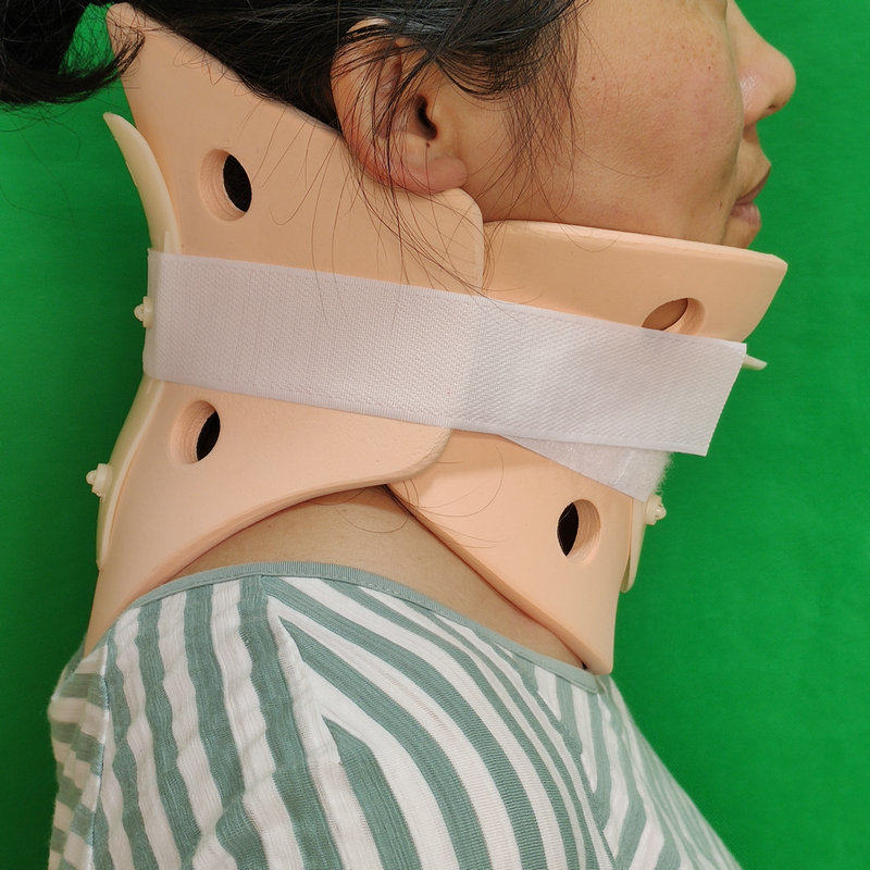 颈托高分子可调分体固定支具脖子扭伤术后脱臼保健护具护腰