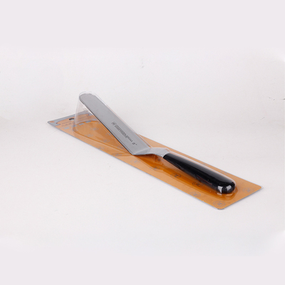 三能烘焙工具蛋糕奶油弯形刮平刀 8寸10寸刮刀 不锈钢黑色刮平刀