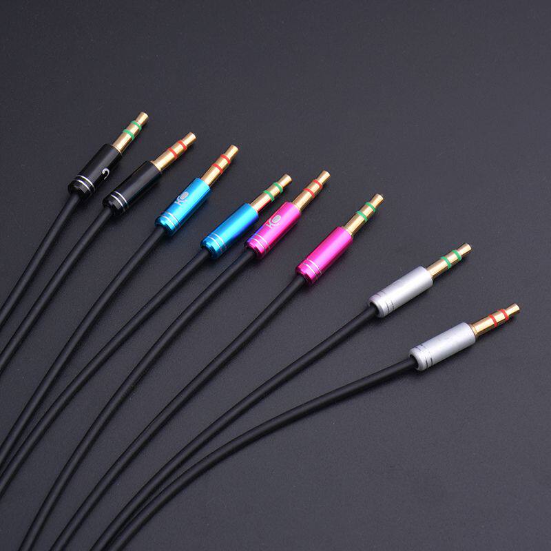 电脑耳机转接线手机麦克风二合一转换头耳麦分线器音频一分二批发