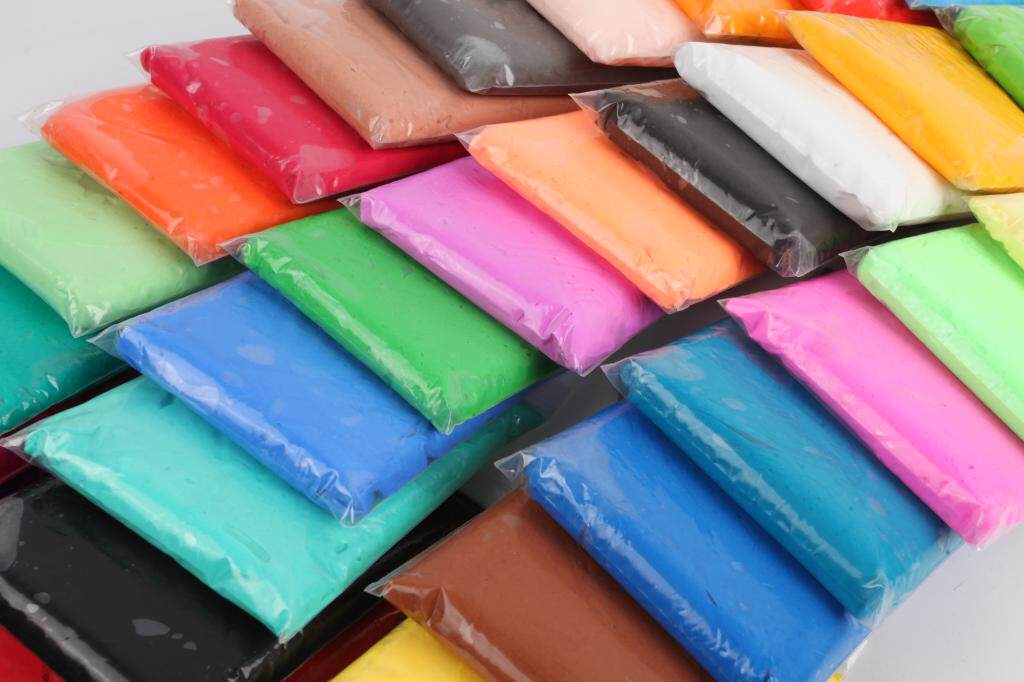 24色超轻粘土100g幼儿园手工橡皮泥3d彩泥套装粘土