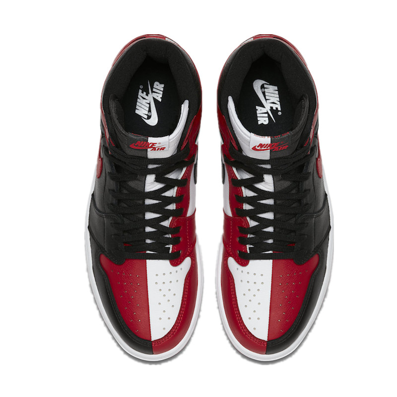 兄弟体育 air jordan 1 aj1 阴阳 鸳鸯 黑红芝加哥 861428-061