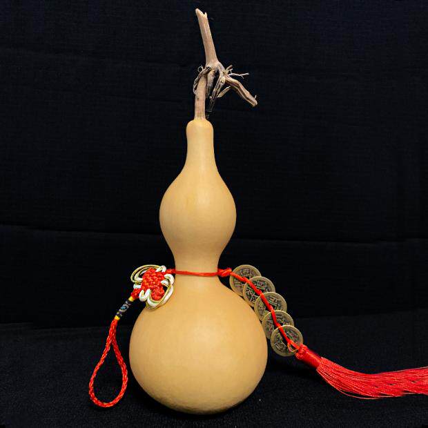 天然葫芦开口对门玄关卫生间挂件办公室摆件横梁葫芦