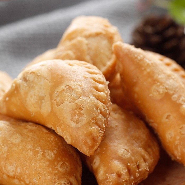 年货广州酒家利口福椰蓉酥角油角450g桶装广东传统糕点