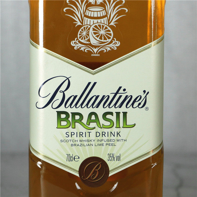 新款百龄巴西定制青柠口味威士忌700ml风味洋酒威士忌