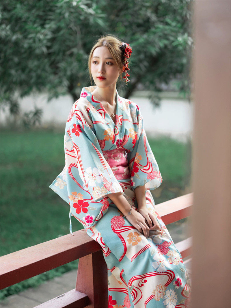 神明少女和服女正传统改良中国国风日式个人写真民族服装
