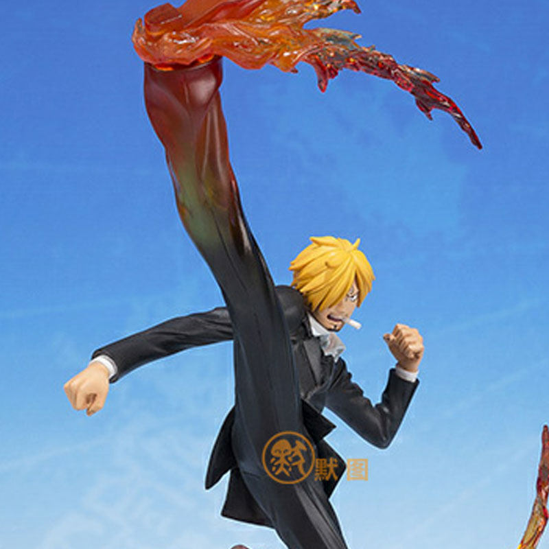日版figuartszero海贼王onepiece山治香吉士sanji恶魔风脚手办海贼王