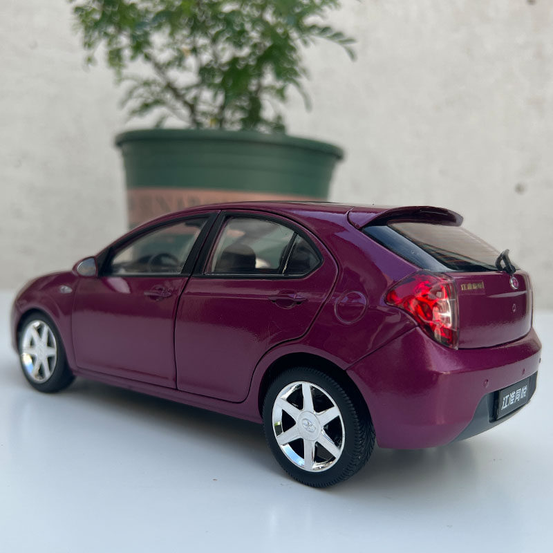 车模合金原厂江淮jac同悦汽车模型仿真紫色车模