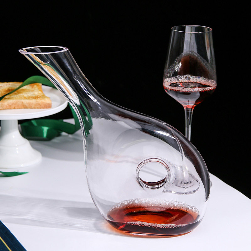 欧式水晶玻璃红酒醒酒器创意蜗牛葡萄酒倒酒器轻奢调酒分酒器酒壶