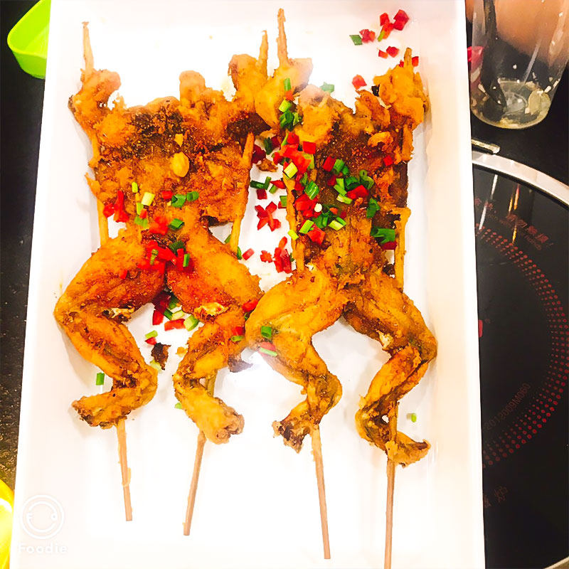 串烧食材大酒店餐厅商用田鸡牛蛙烧烤冷冻50串其它