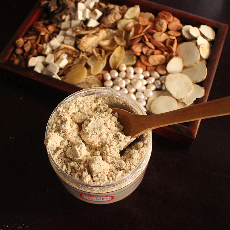 七子子白纯中面膜粉软膜粉药多白珍珠粉白白芷涂抹面膜