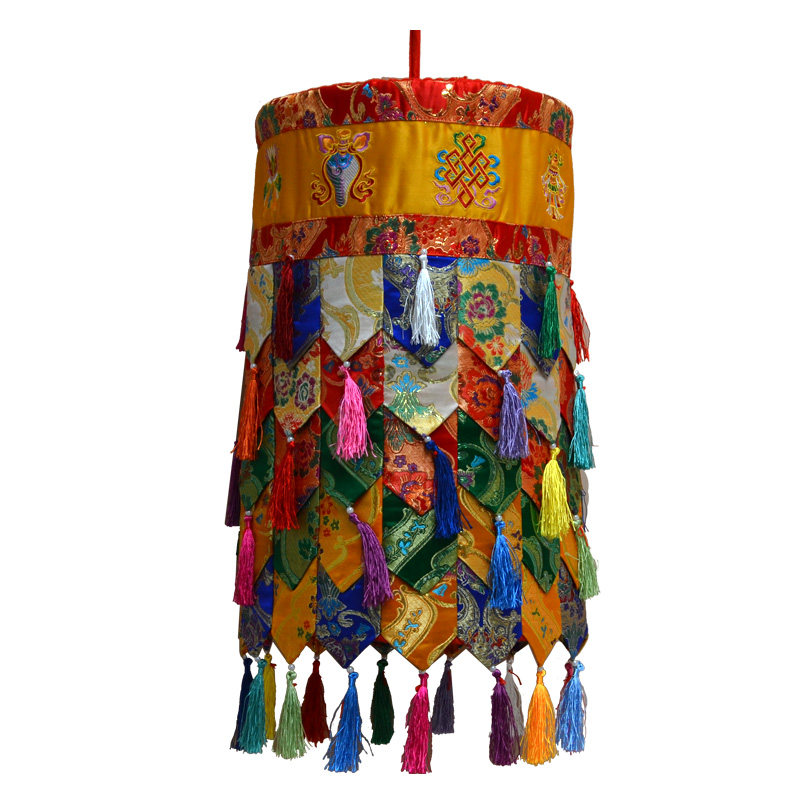 藏式八吉祥胜利幢佛堂寺院酒店饭店装饰佛宝幢幡挂幢圆幢